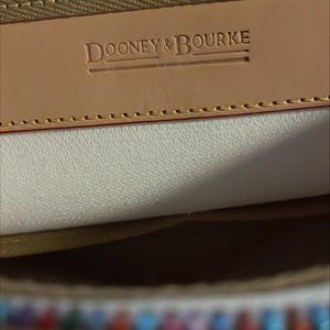 Dooney & Bourke Crayon Doodle Leather and Canvas Bag